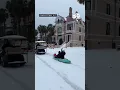 Locals enjoy a rare Charleston snow day