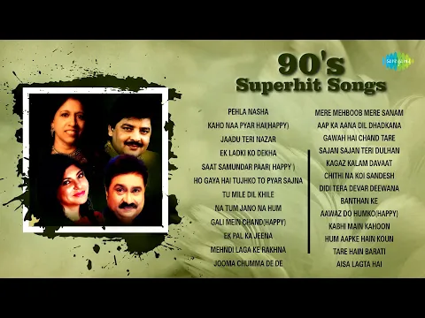 Download MP3 90's Hits Hindi Songs | Pehla Nasha | Banthan Ke | Jaadu Teri Nazar | Ek Ladki Ko Dekha | Tu Mile