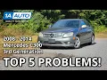 Top 5 Problems Mercedes C300 Sedan 2008-2014 3rd Generation