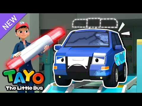 Download MP3 Rescue Team Repair Shop Song🔧 | Police Car's Siren is Missing🚨 | Song for Kids | Tayo the Little Bus