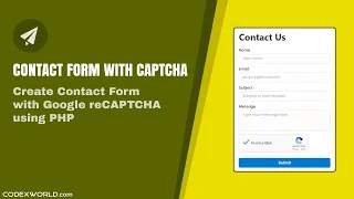 PHP Contact Form with Google reCAPTCHA