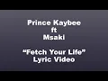 Download Lagu Prince Kaybee Ft Msaki - Fetch Your Life Lyrics Video