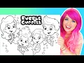 Coloring Bubble Guppies Coloring Pages Molly Gil Deema Oona Crayola Crayons