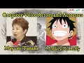 Download Lagu ONE PIECE Strawhat Pirates Crew Voice Actors and Characters / Luffy Voice Actor  Japanese Dub Seiyuu