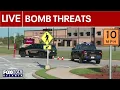 LIVE School bomb threats funeral for coach