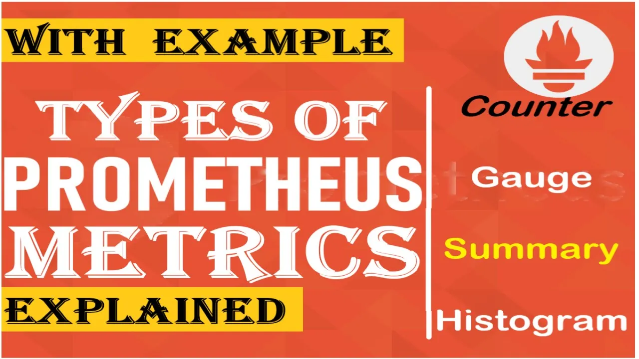 5. prometheus metrics types explained | 4 types - Counter Gauge Summary Histogram