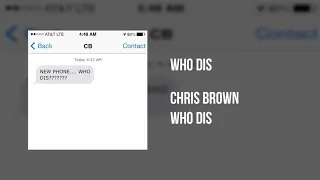 chris brown who this official audio 