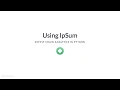 Python Tutorial Using lpSum