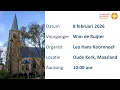 Lagu Protestantse Gemeente Maasland | Zondag 8 februari 2026