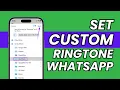 Download Lagu How to Set Custom Ringtone on WhatsApp iPhone | 2023