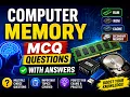 Computer Memory MCQ Questions with Answers RAM ROM Cache Explained Exam Practice