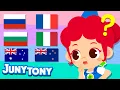 Download Lagu Bendera Yang Saling Mirip 🇦🇺🇳🇿 | Lagu Keliling Dunia | Lagu Anak-Anak | Bahasa Indonesia | JunyTony