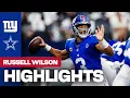 Highlights Russell Wilson s best plays from 3-TD 450-yard game vs Cowboys New York Giants
