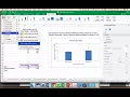 Column graphs and T tests using Excel