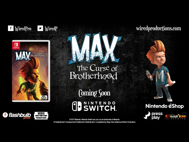 Max The Curse of Brotherhood Switch PEGI