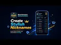 Nickname Maker Name Generator Create Cool Stylish Names