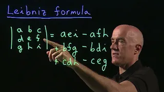 Leibniz formula for computing determinants Lecture 30 Matrix Algebra for Engineers