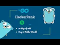 HackerRank Day 0 Hello world Golang