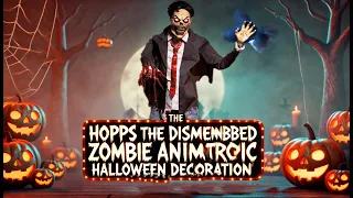 Hopps the Dismembered Zombie Animatronic Halloween Decoration || HalloweenCostumes.com 15% Off Link