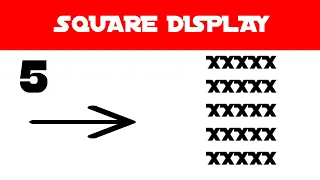 5 19 Square Display Starting Out With Java Chapter 5