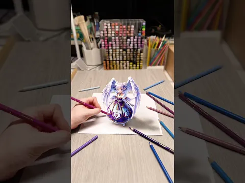 Drawing anime 3D pro #drawing #illustrationnation #art #illustrative  #3d #3dpainting #mikuhatsune