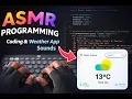 Wheather App with ReactJs Tailwindcss - Asmr programming No talking