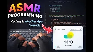 Wheather App with ReactJs Tailwindcss - Asmr programming No talking