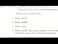 how to text format in Latex