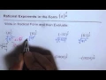 R3 Evaluate Rational Exponents