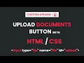 Lesson 55 Design Custom Upload Button With Pure