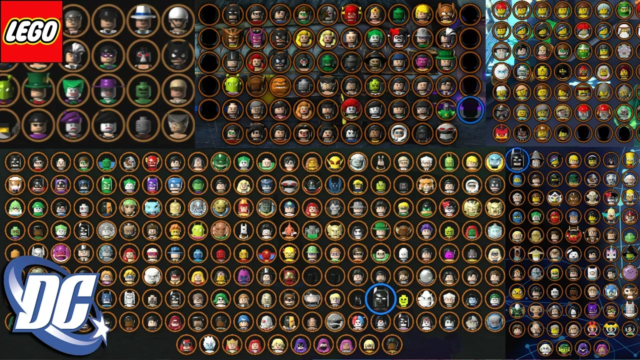 Evolution of Characters in LEGO DC Videogames