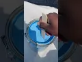 This is actually our first time painting a pool so here