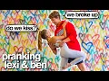 KISSING ex-BOYFRIEND PRANK Bad Idea Lexi Rivera Ben Azelart