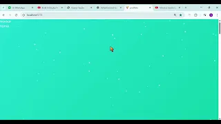 Animated Particles Background in React Canvas API Tutorial
