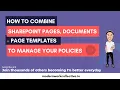 How to use SharePoint Pages for your Company Policies