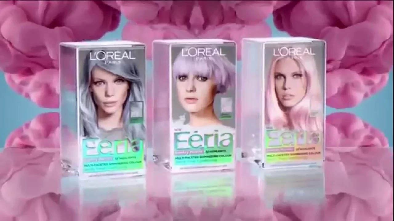 Review L'Oreal Paris Hair Color Feria Pastels Dye Smokey Blue P1 NEW COLLECTION 2016 Experience