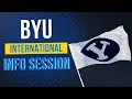 BYU 2025 International Info Session