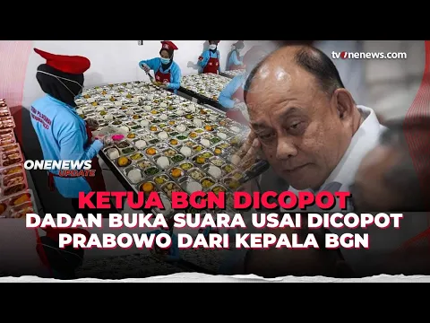 Buka Suara! Dadan Titip Pesan Ini Usai Dicopot dari Posisi Kepala BGN