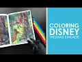 Disney Sleeping Beauty Thomas Kinkade Coloring Speed Color