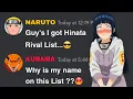If Naruto got Hinata Rival List Naruto discord server