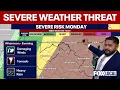 Weather in Washington DC Heavy rain tornadoes possible Monday