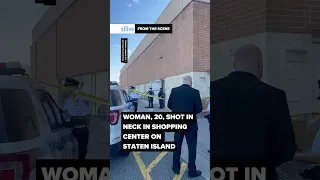 Woman 20 shot in neck in shopping center on Staten Island