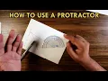 HOW TO USE A PROTRACTOR FOR DUMMIES O LEVELS 4024 IGCSE 0580