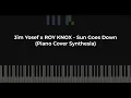 Download Lagu Jim Yosef x ROY KNOX - Sun Goes Down (Piano Cover Synthesia)