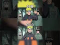 Naruto Uzumaki sub vs dub