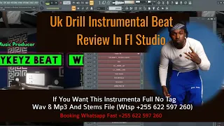 uk drill instrumental beat 2023 review in fl studio pop smoke type beat bad man