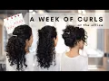 Download Lagu A WEEK OF CURLS FOR THE OFFICE  |  WOMEN'S HAIRSTYLES  |  EASY CURLY HAIRSTYLES  - THE CURL STORY