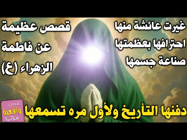 قصص عظيمة عن فاطمة الزهراء (ع) لأول مره تسمعها ؟ غيرت عائشة منها واحترافها بعظمتها وصناعة جسمها