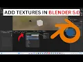How To Add Textures In Blender 5 0 2026