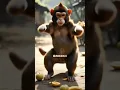 Download Lagu CINTAKU HANYA KAMU // EH OH .#funnymonkey #shortviral  #leluconsantai